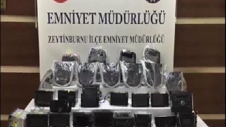 Zeytinburnunda 1 haftada 29  multimedya teyp çaldılar