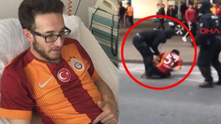 Polis köpeğinin ısırdığı taraftara Galatasaray’dan jest