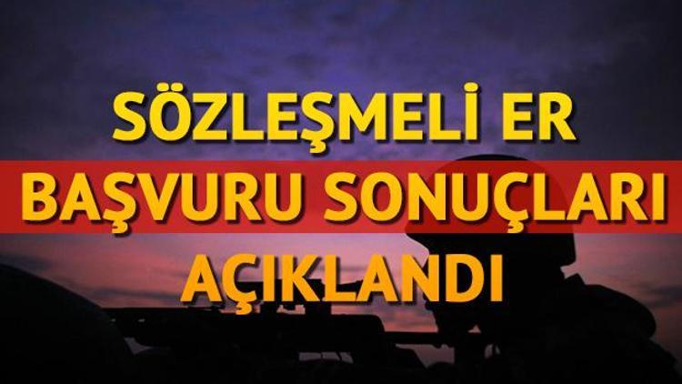 Kara Kuvvetleri Komutanlığı sözleşmeli er ön başvuru sonuçları açıklandı