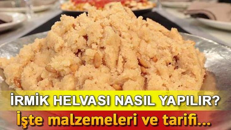 İrmik helvası nasıl yapılır Pratik irmik helvası tarifi