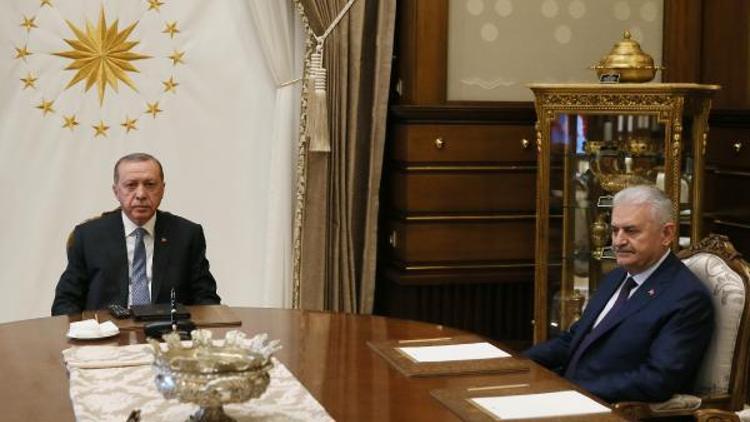 Cumhurbaşkanı Erdoğan, Başbakan Yıldırımı kabul etti