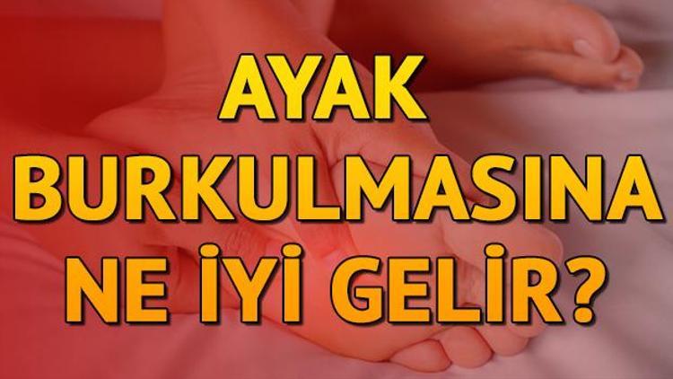 Ayak burkulması nasıl geçer Ayak burkulmasına ne iyi gelir