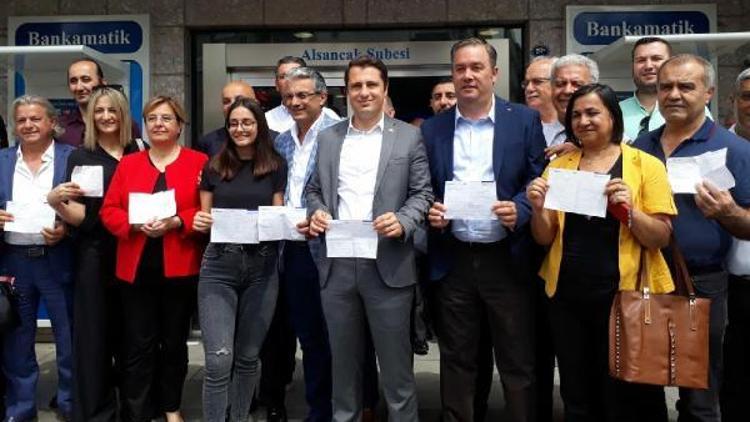 İzmirde CHPlilerden İncenin kampanyasına bağış