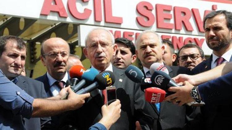 Kılıçdaroğlu, kavgada yaralanan Saadet Partilileri ziyaret etti