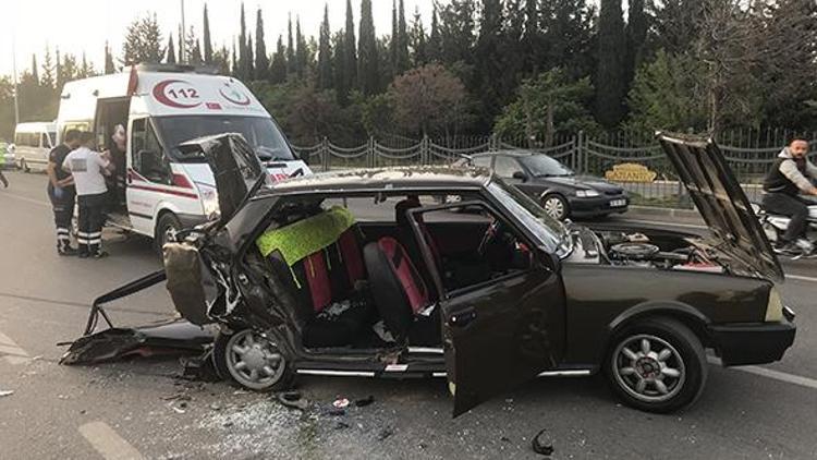 Gaziantepte trafik kazası: 1 ölü, 14 yaralı