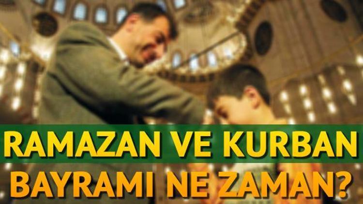 2018 Ramazan Bayramı ne zaman idrak edilecek Bayram tatili kaç gün olacak