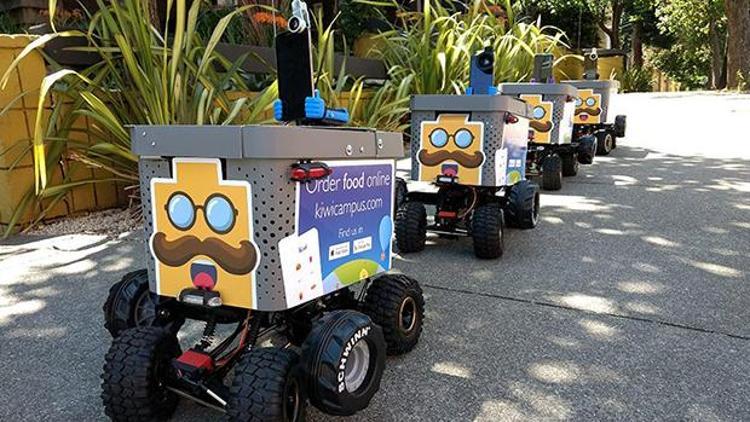 Yemeğinizi ayağınıza getiren robot: Kiwi Botlar