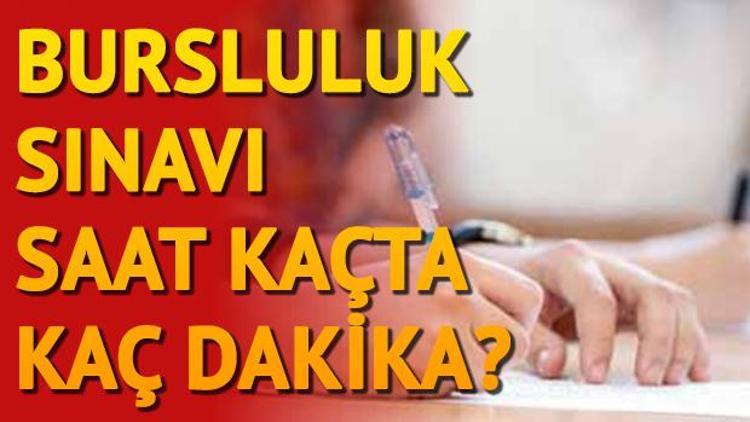 Bursluluk sınavı (İOKBS) saat kaçta Geçmiş yıllara ait bursluluk sınavı soruları