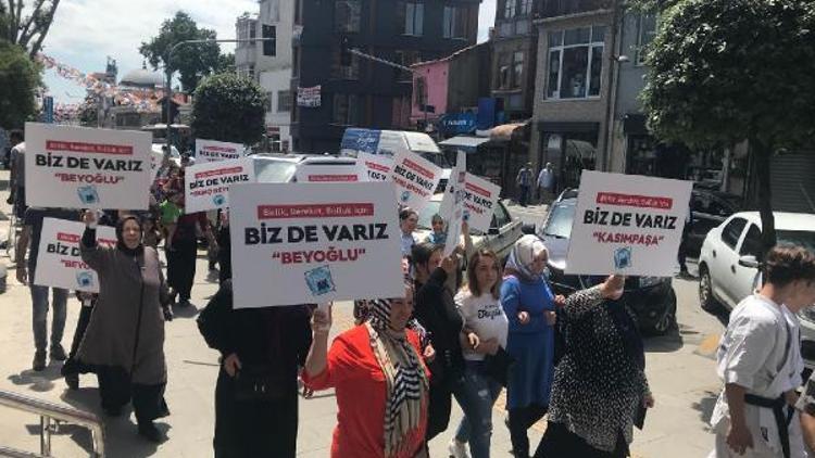 Beyoğlu Erdoğan’ın seçim kampanyasına destek verdi