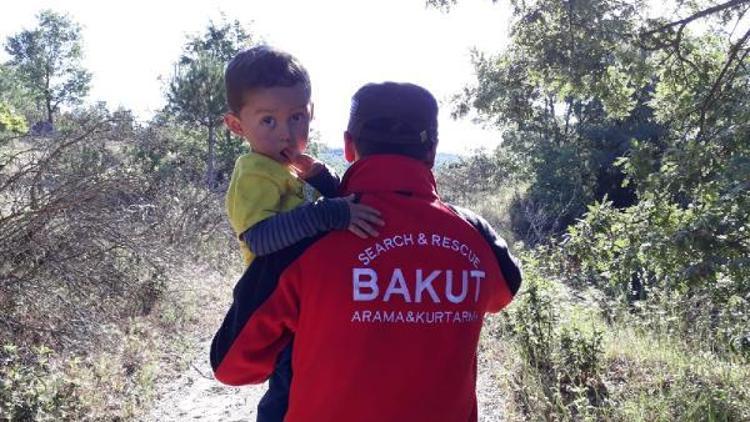 3 yaşındaki kayıp çocuk, 12 saat sonra ormanda bulundu