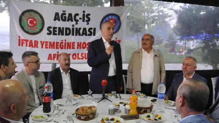 Türk-İş Genel Başkanı Atalaydan taşeron işçi açıklaması