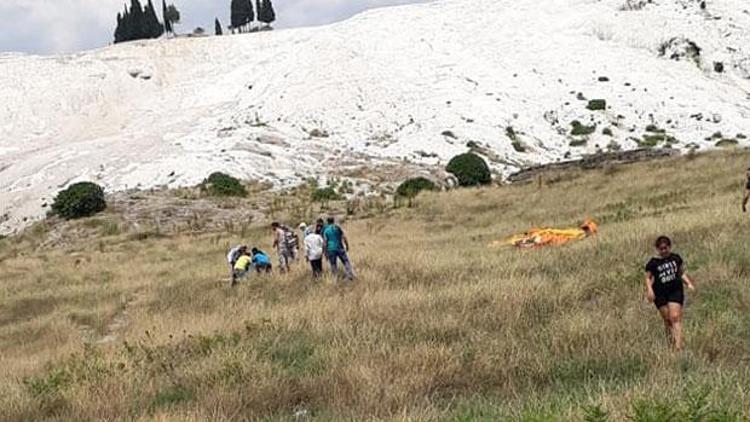 Paraşüt yere çakıldı, genç turist hayatını kaybetti