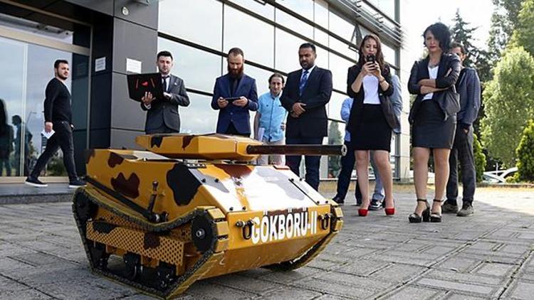 Üniversite öğrencileri mini tank tasarladı