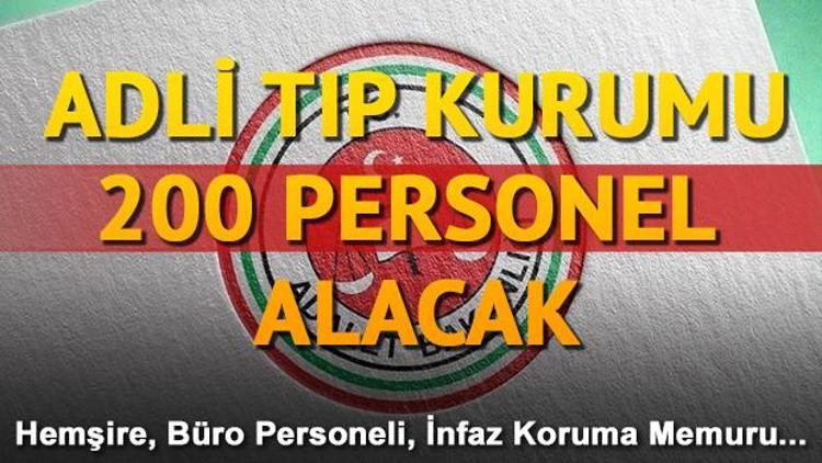 Adalet Bakanlığı Adli Tıp Kurumu için personel alımı başvurusunu açtı