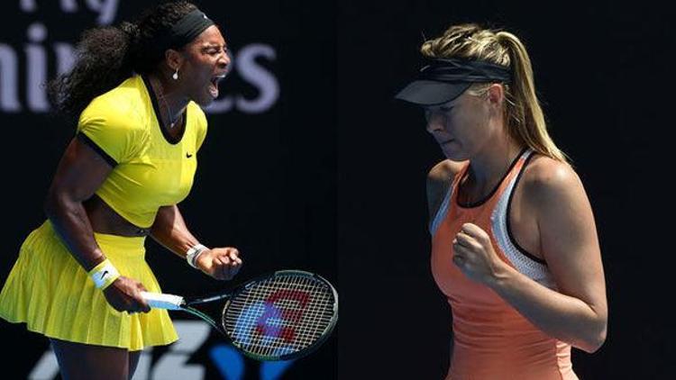 Serena Williams Maria Sharapova maçı saat kaçta hangi kanalda Teniste erken final