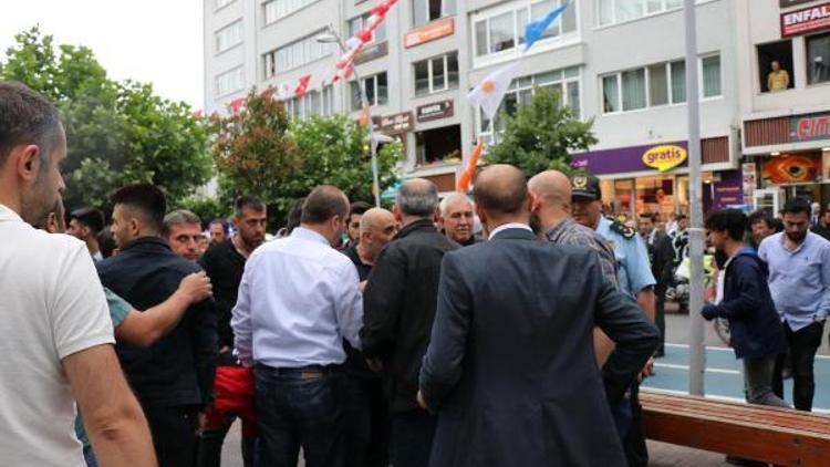 HDPliler ile karşıt görüşlü grup kavga etti