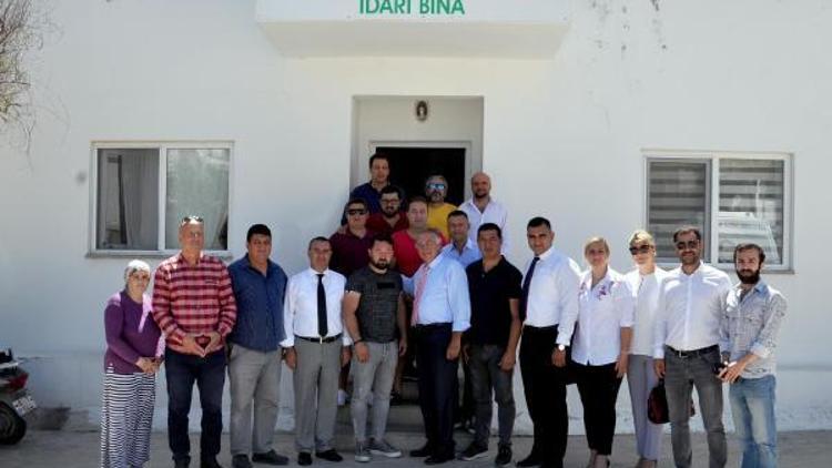 Milletvekili adaylarından Bodrum Belediyesi Bodrumspora ziyaret