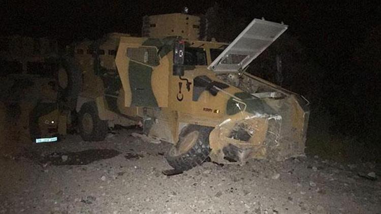 Hakkari’de askeri konvoya hain saldırı: 4 yaralı