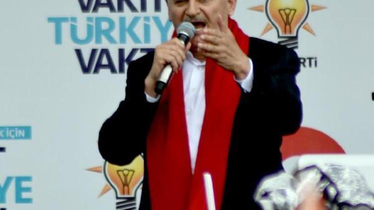 Başbakan Yıldırım: Boş vaatlerle yalanla dolanla iş olmaz (2)