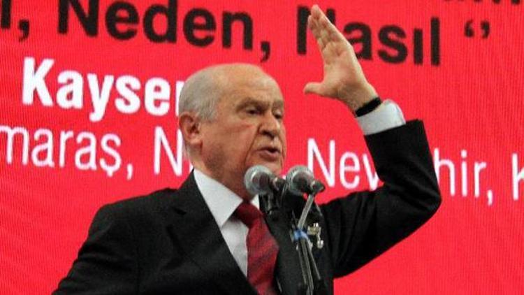 Bahçeli: Alayını sudan çıkmış balığa çevireceğiz