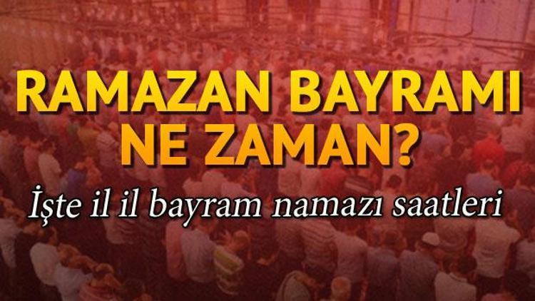 2018 Ramazan Bayramı ne zaman hangi güne denk geliyor Ramazan Bayramı tatili kaç gün olacak İşte tatil takvimi