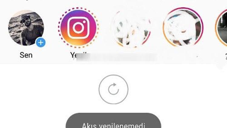 Instagram akış yenilenemedi hatası ve çözümü