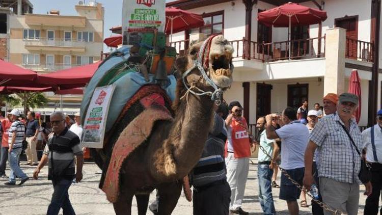 Aydında jeotermale karşı develi protesto