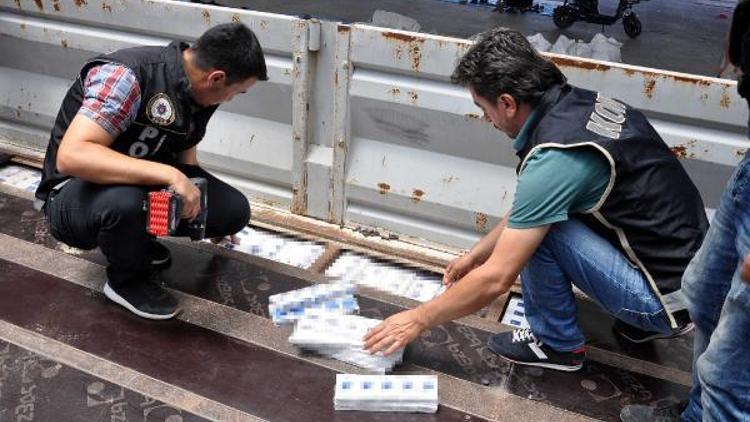TIRda 32 bin 560 paket kaçak sigara ele geçirildi