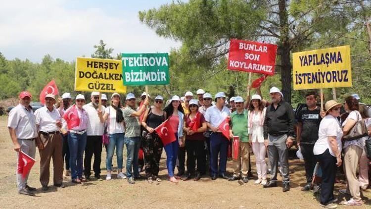 Çevrecilerden Kleopatra Koyu için eylem