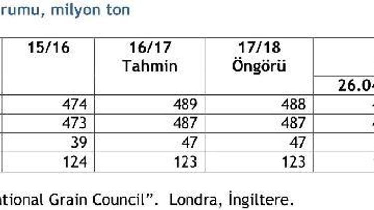 IGC 2018/19 dünya pirinç üretim öngörüsünü yükseltti