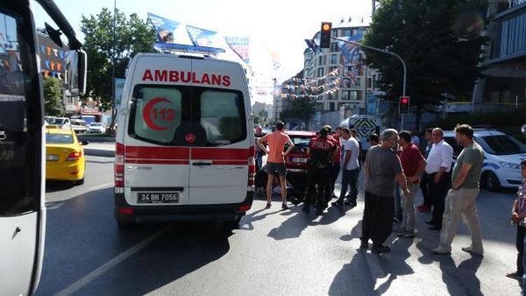 Beyoğlunda kaza: 1 yaralı