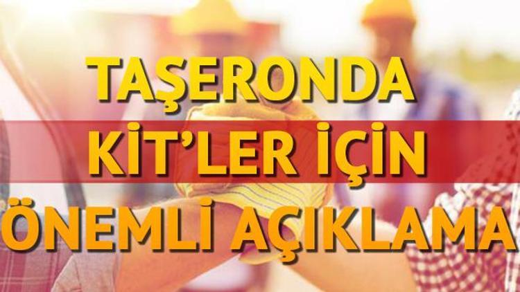 Bakan Sarıeroğludan taşeronda KİT açıklaması