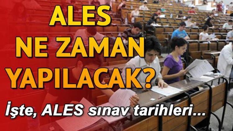 ALES ne zaman yapılacak ALESe yeni düzenleme