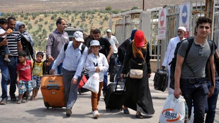 Cilvegözünden bayram için ülkesine geçen Suriyeli sayısı 83 bin oldu