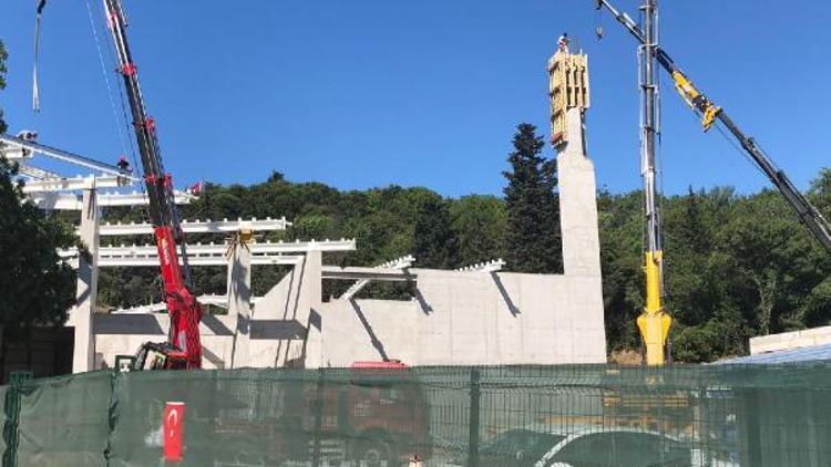 15 Temmuz Şehitler Köprüsü çıkışına  müze, mescit ve denetleme binası yapılıyor