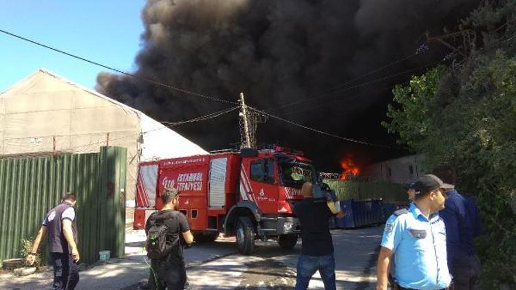 Fotoğraflar // Kağıthanede fabrika yangını
