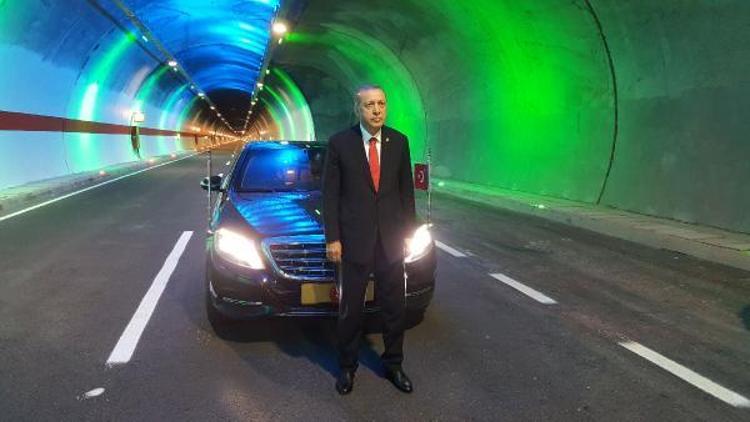Cumhurbaşkanı Erdoğan, Ovit Tünelini açtı; 138 yıllık hayal gerçek oldu