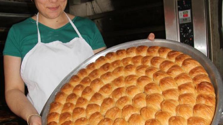 Ev baklavası yapan işletmelerde bayram mesaisi