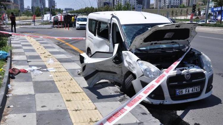Ankarada hasta taşıyan ambulans kaza yaptı: 7 yaralı