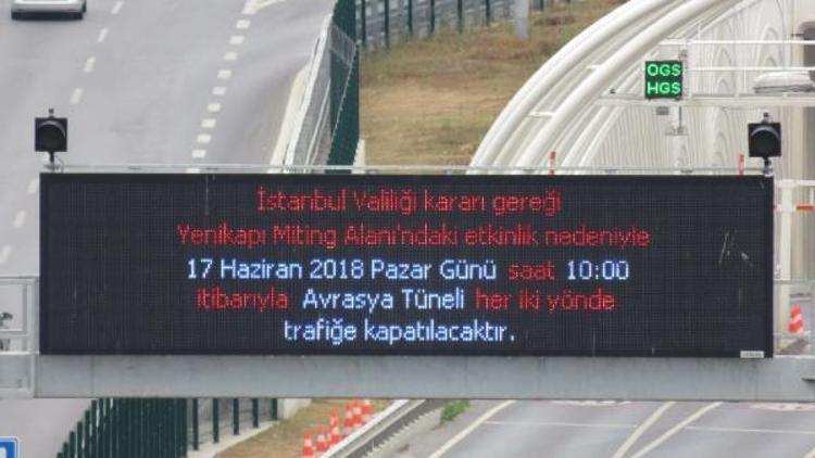 İstanbulda bazı yollar trafiğe kapatıldı