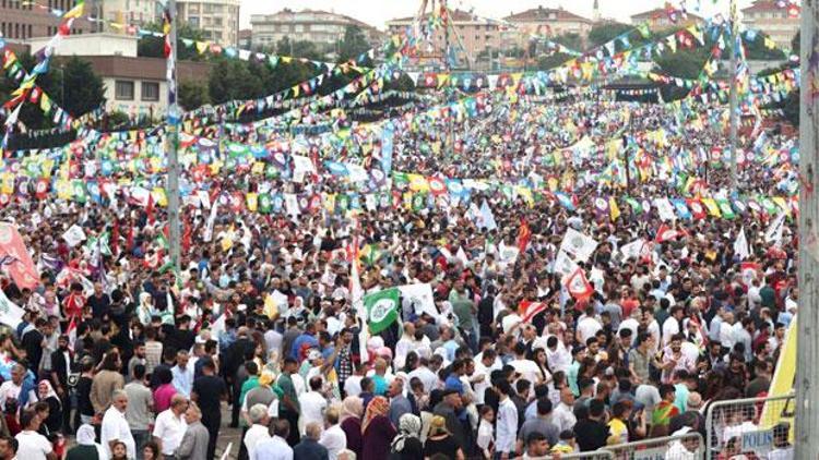 HDPnin İstanbul mitingi Bakırköyde yapıldı