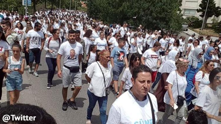 Fransada binlerce kişi Engin için yürüdü