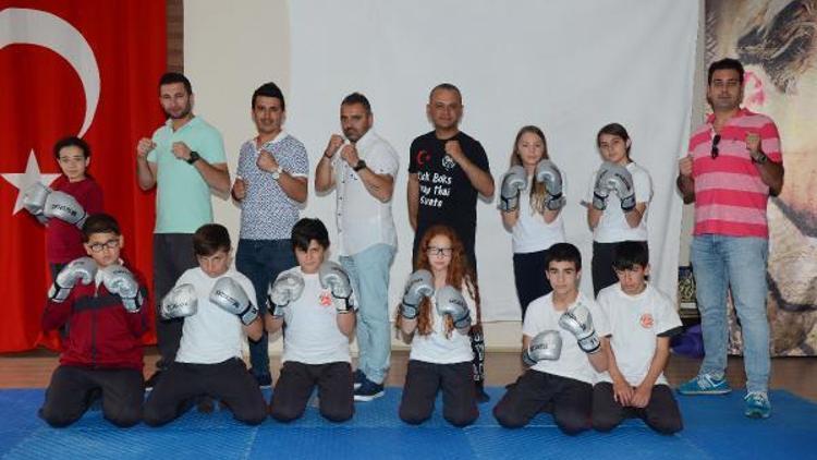 İbradıda kick boks heyecanı