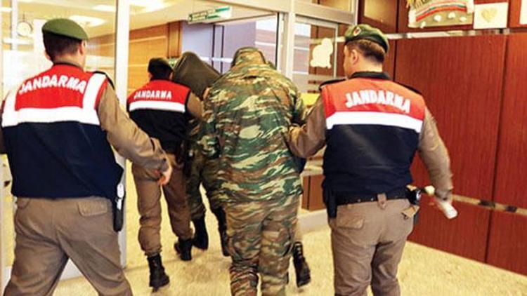 Edirnede yakalanan Yunan askerleri için tutukluluğa devam kararı