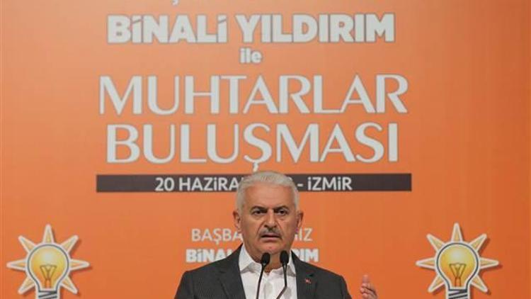 Başbakan Yıldırım, İzmirde konuştu