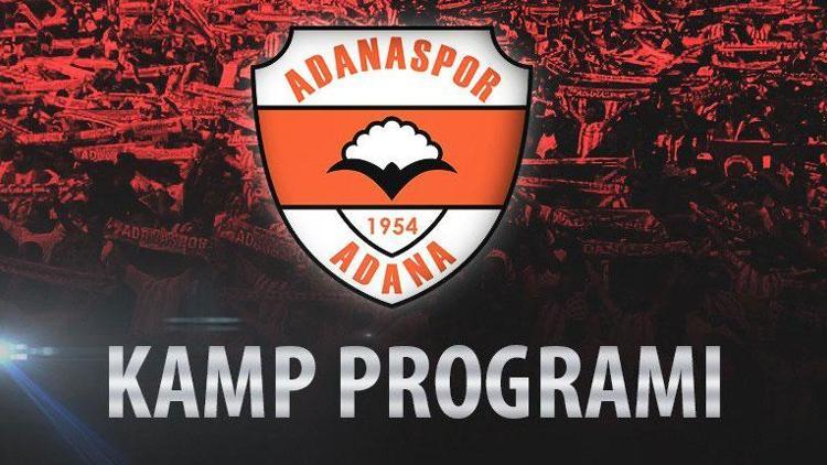 Adanasporun kamp programı belli oldu