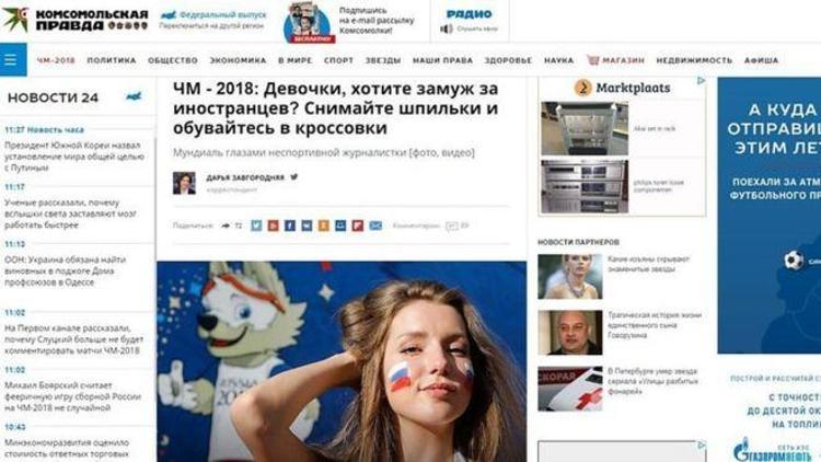 Rus medyası, Dünya Kupasındaki koca avcısı kadınları yazdı