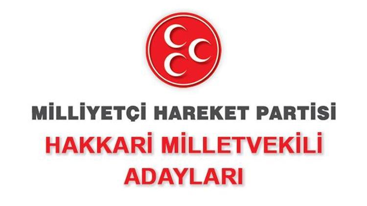 Hakkari MHP Milletvekili Adayları kimdir 2018 MHP Hakkari Milletvekilleri