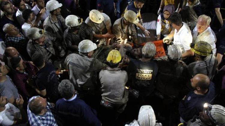 Zonguldakta maden ocağında göçük: 2 işçi mahsur (4)