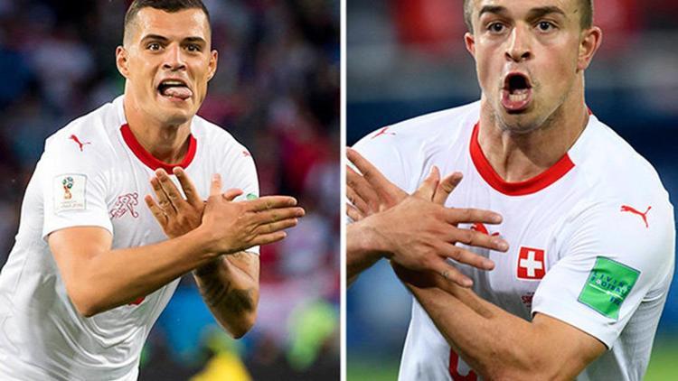 Xhaka ve Shaqiriden açıklama: “Hareketimiz Sırbistan’a değildi”